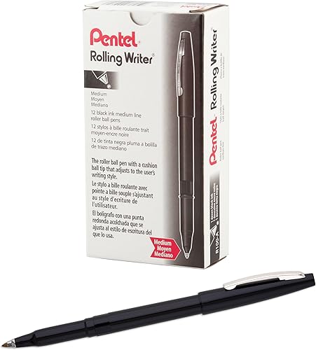 Pentel. Pluma., Negro