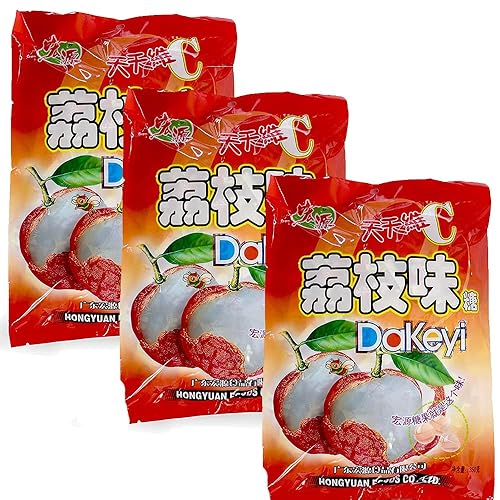 Miniatura 6 de Hong Yuan Classic Hard Candy 12.3oz350g (lichi, paquete de 2)