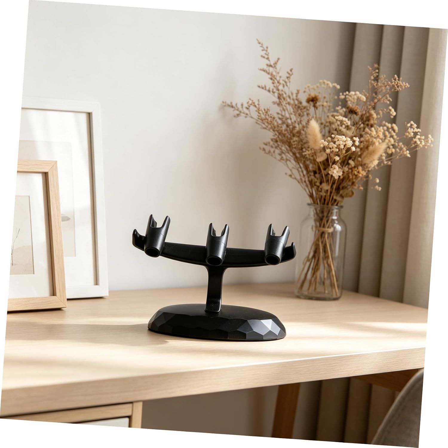 Uonlytech Plastic Airbrush Holder Stand for 3 Pens, Tabletop Organizer
