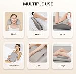Heycool Back Massager Neck Massager with Heat, Shiatsu Massage Pillow for Pain Relief, Masseur for Neck, Back, Shoulder and Leg,Gifts for Men Women, Stress Relax at Home Office