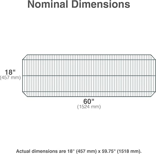 Miniatura 7 de METRO EZA-2460NK3 Super Erecta EZ-ADD Estante de alambre, verde metroseal, 24" x 60"