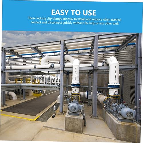 Miniatura 5 de 100 unids Purificador de Agua Hebilla Bloqueo Clips Sistema Accesorios Filtros De Agua Piezas para 14 Abrazaderas de Bloqueo Conectores Go-Parts