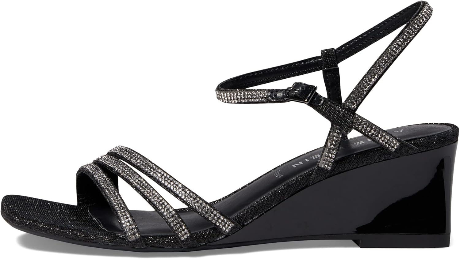 Anne Klein Women's Genie Platform, Black, 10