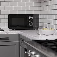 Vista 6 de Avanti - Horno microondas 700-Watts compacto mecánico con 5 configuraciones de potencia, descongelación, control de temperatura de rango completo