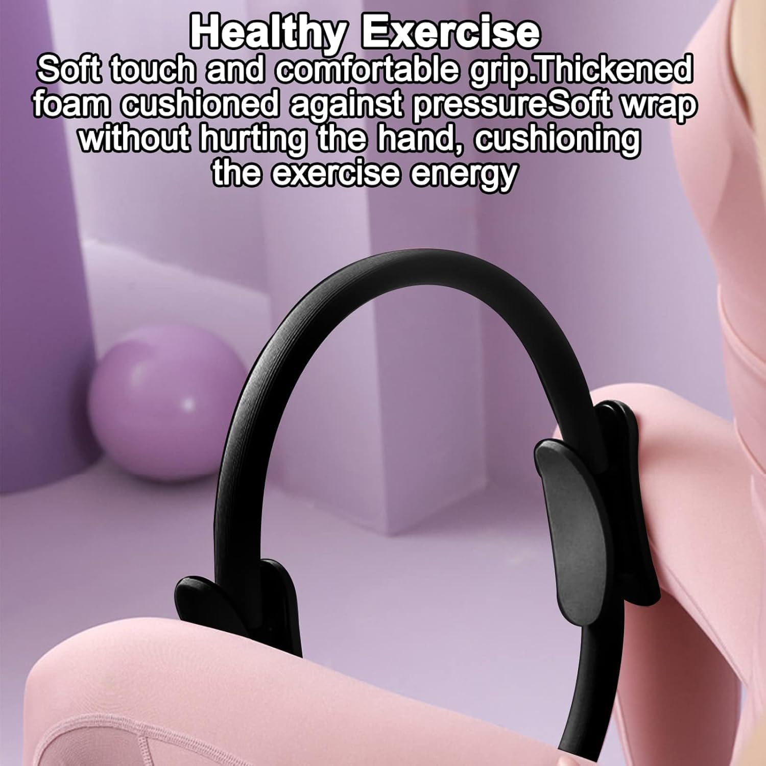 Anello fitness per pilates, per donne e uomini, cerchio per addome, gambe, glutei, pilates, riformatore, pilates, principianti, utenti avanzati, allenamento del pavimento pelvico, ideale per