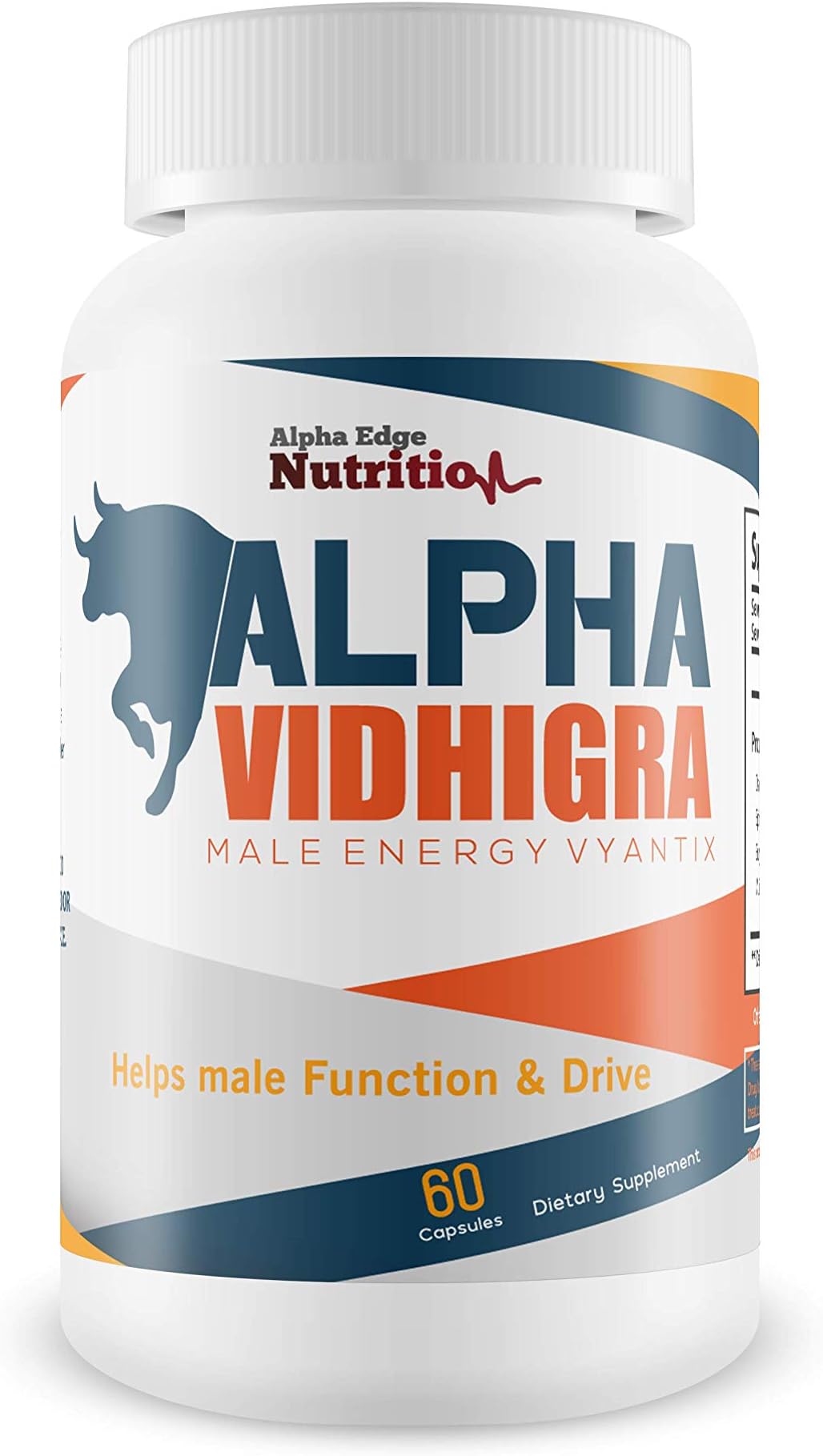 Vidhigra - Alpha Male Energy - Vyantix - Helps Male Function & Drive - Support Male Performance - Male Herbal Blend - Maximize Stamina & Growth - Boost Your Inner Alpha Male Further and Deeper - Trt