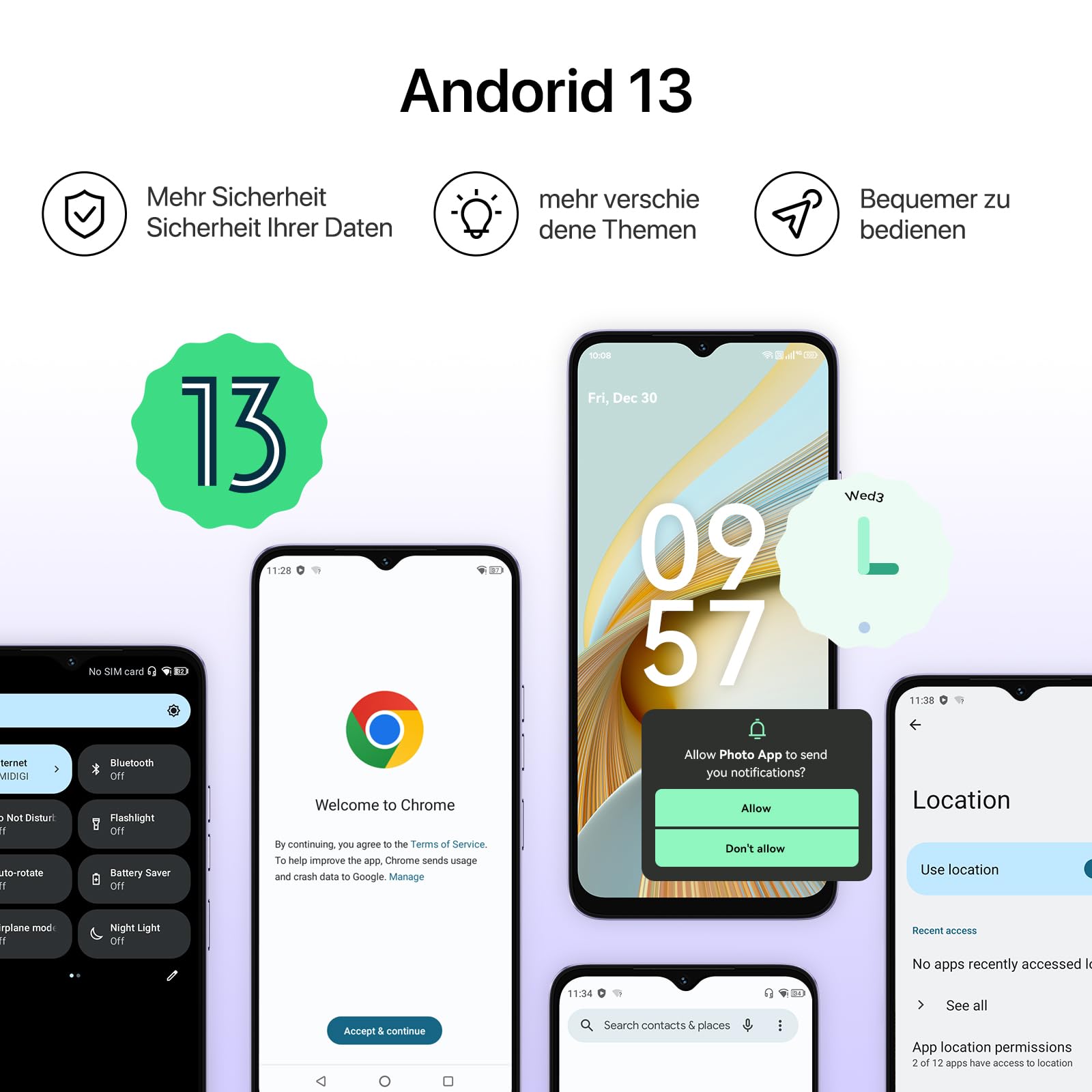 UMIDIGI G3 Plus Teléfono Móvil (2023),Android 13 Teléfono,8GB+
