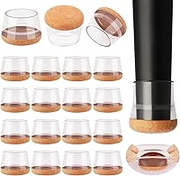 Vista 13 de 16 piezas de nuevos protectores de patas de silla para suelos de madera dura, protectores de patas de silla de silicona, protectores de suelo