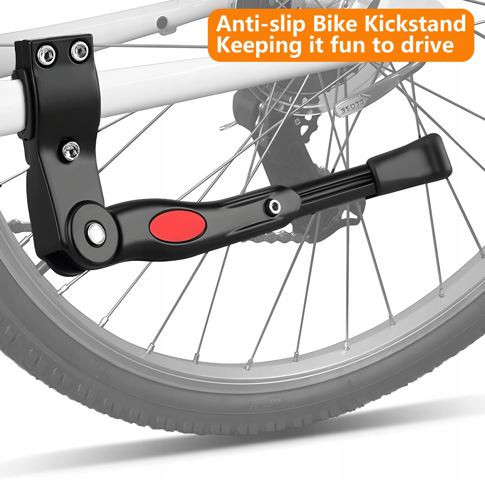Cavalletto Per Bicicletta, Cavalletto Laterale, Cavalletto Posteriore Cavalletto Per Bicicletta A Doppia Gamba Regolabile In Altezza Per Biciclette Da 24 28 Pollici Fei Yu 92019299