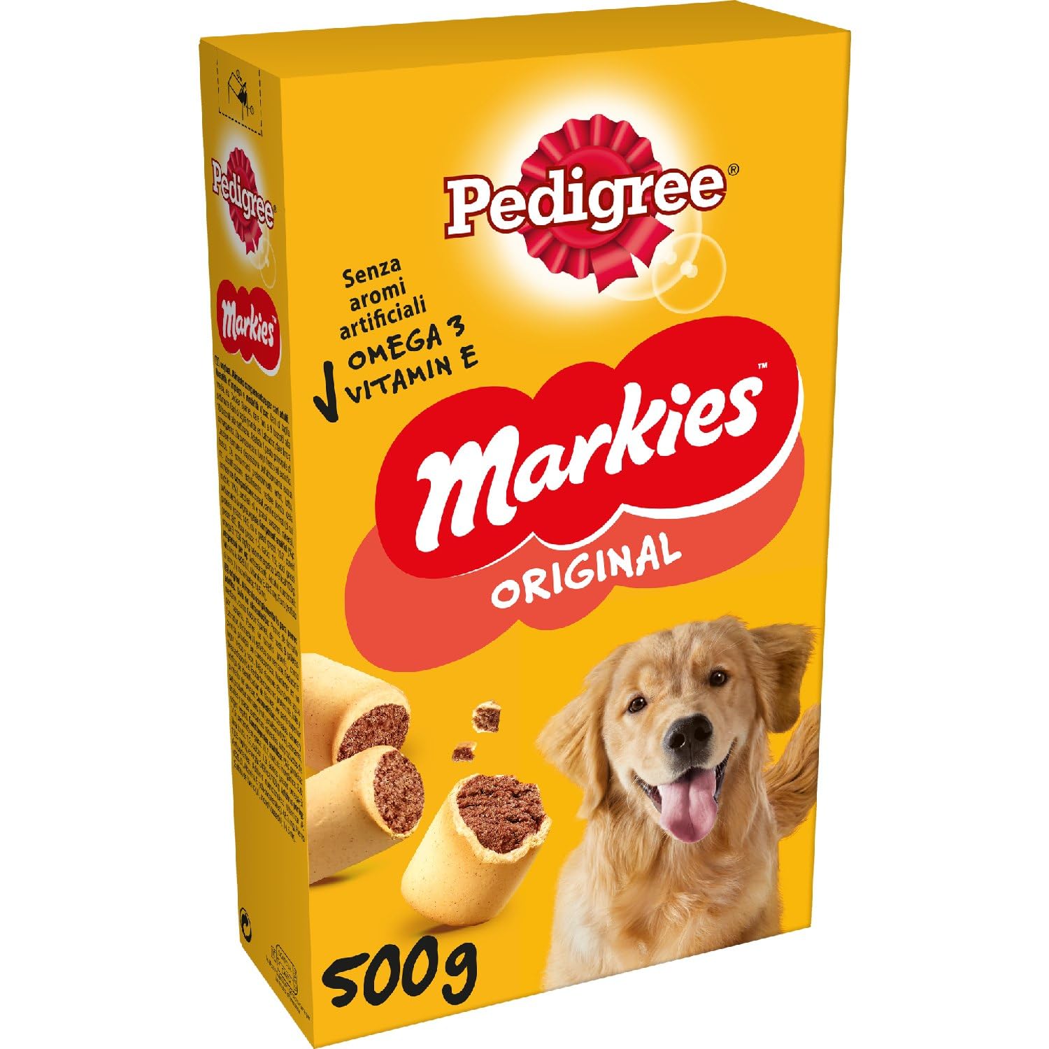 Pedigree Markies Snack per Cane 500 g - Confezione da 12 Pezzi