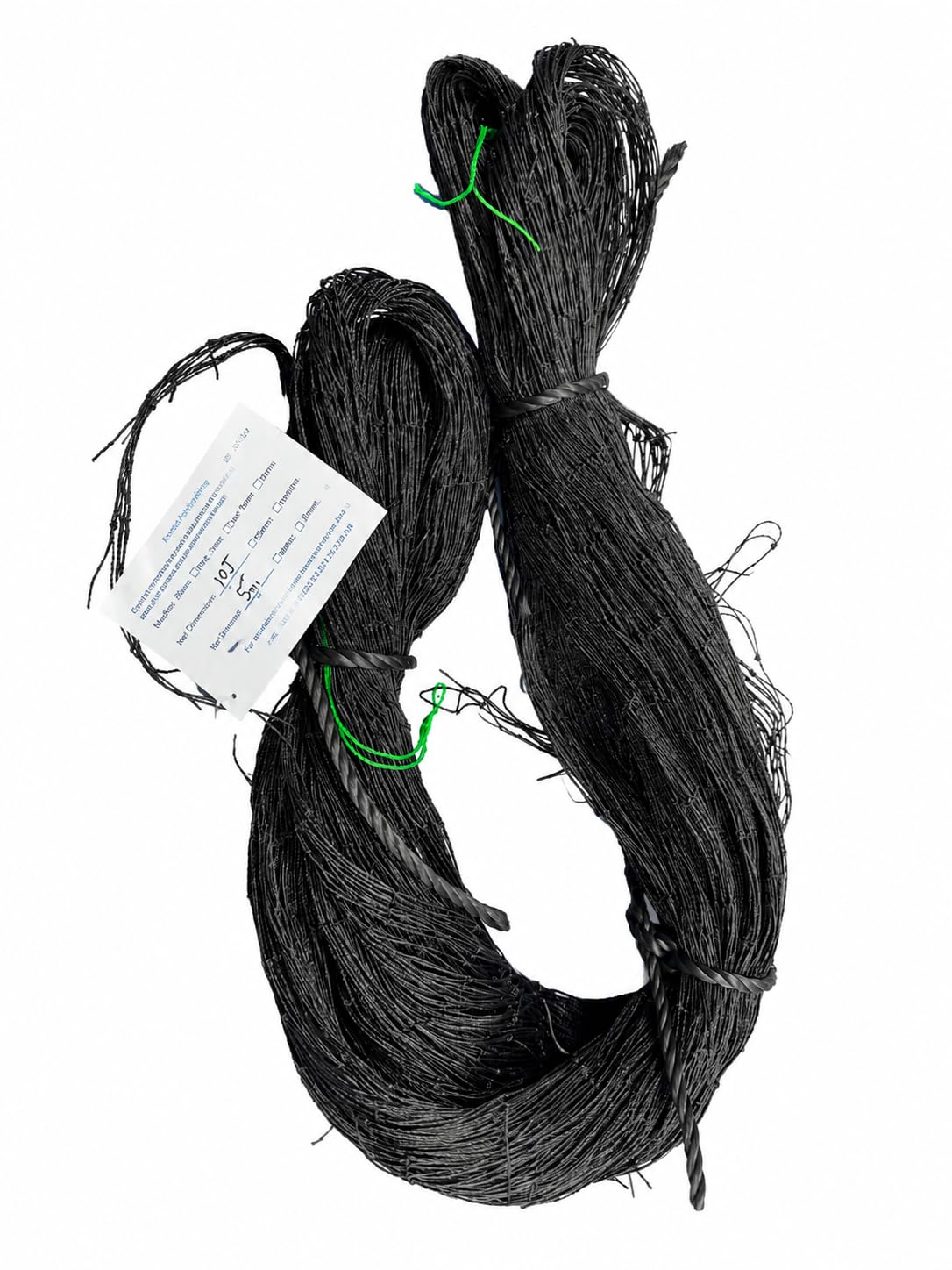 Bird Netting for Garden Heavy Duty Pigeon Netting 50mm 2" Knotted Mesh, Bird Protection Garden Netting, UV Stabilised Anti Bird Mesh for Fruit Trees, Crops, & Balcony (black, 5m x 5m)