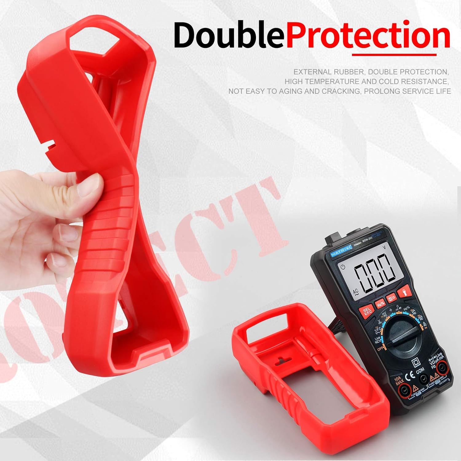 Digital Multimeter High Precision Intelligent Anti-Burning Mini Electrician Multimeter [Manual Range]