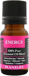 Plantlife Energy Essential Oil Blend, 10 ml
