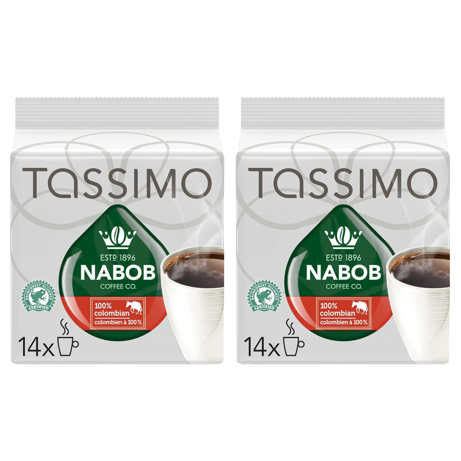 Tassimo Colombian Coffee T Discs - 2 pack - 14 discs per pack - 28 discs total