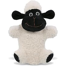 DolliBu Blacknose Sheep Stuffed Animal Hand Puppet - Cute Plush Puppet Toy | Education Farm Animal Plush Hand Puppet Theater Toy for Kids, Cute Hand Toy Kids Puppet Show, Plush Doll Puppet Animals