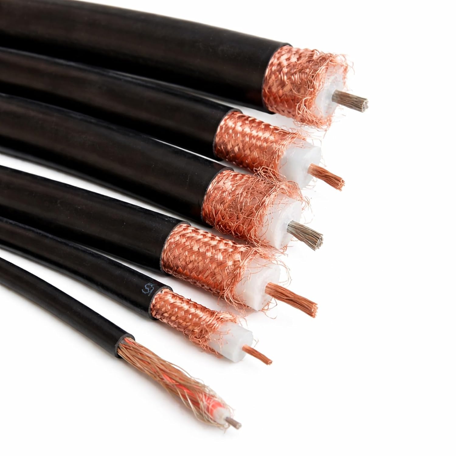 High-Voltage Shielded DC Cable 30–100kV EMI Shielded Wire, Oxygen-Free Copper 0.5–4mm² (20–10 AWG), PE Insulation, Flexible PVC for Lab Industrial Equipment(15ft,100kv-10A)