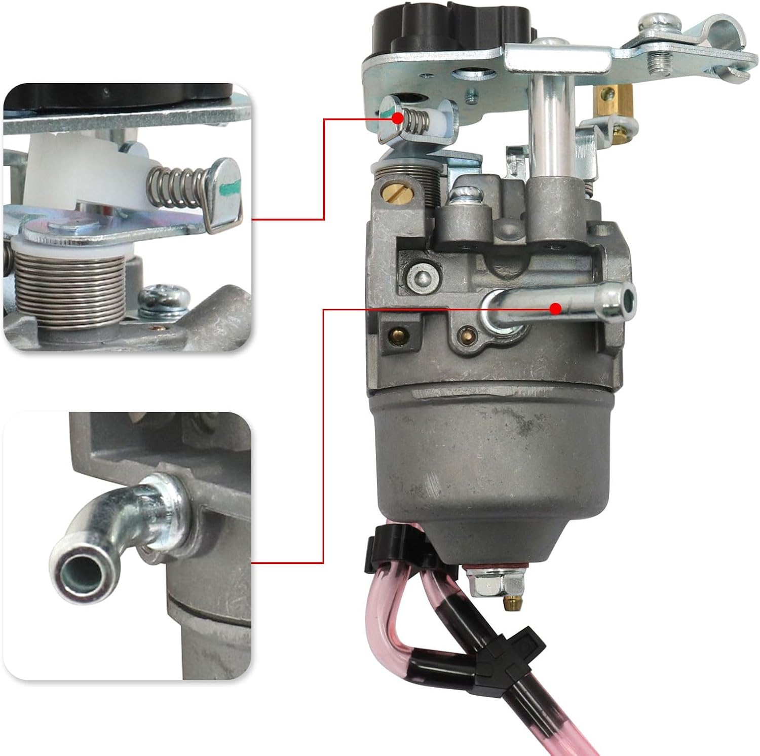 SecosAutoparts Carburetor Replacement CMXGIAC2500 Compatible with Craftsman 2500Watt 2500i Generator