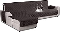Vista 20 de VANSOFY Fundas de sofá modulares mejoradas, 100 % impermeables, en forma de L, funda reversible para sofá seccional, funda protectora para muebles