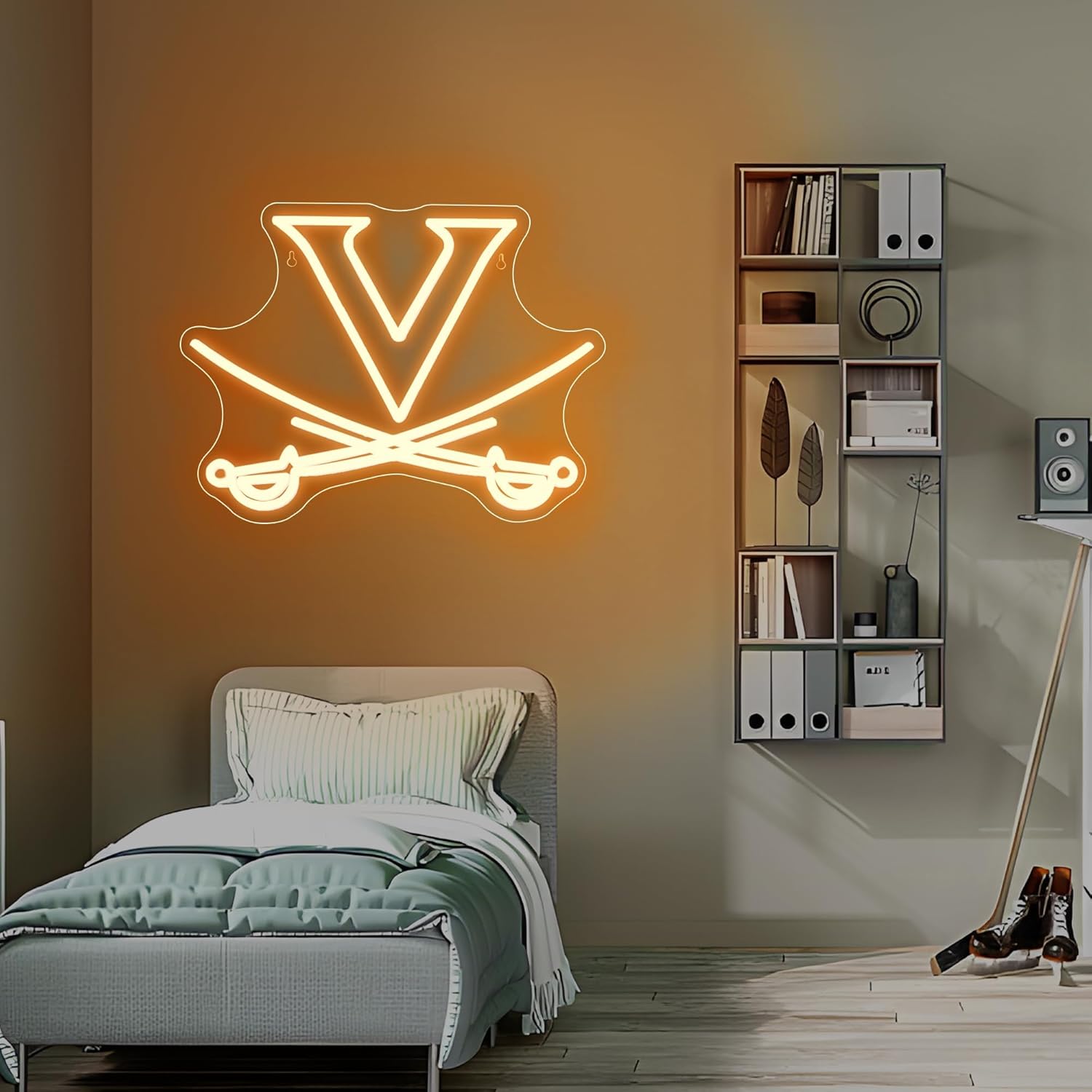 University Neon Sign for Wall Decor,College Neon LED Signs,University Basketball Neon Sign for Man Cave,Dorm Decor for College Students,Gifts for Sport Fans,Graduates,Size 16.5 * 12.4 in(XD122) - Image 7