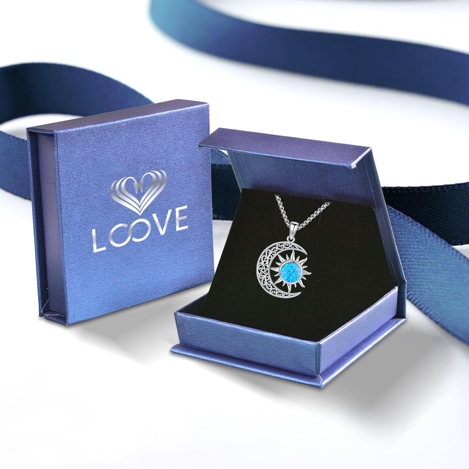 Pentagram/Sun Moon/Celtic Witches Knot/Santa Muerte/Triple Moon Goddess/Hecate Necklace Sterling Silver Magic Wiccan Pagan Amulet Jewelry for Women Men - Image 9