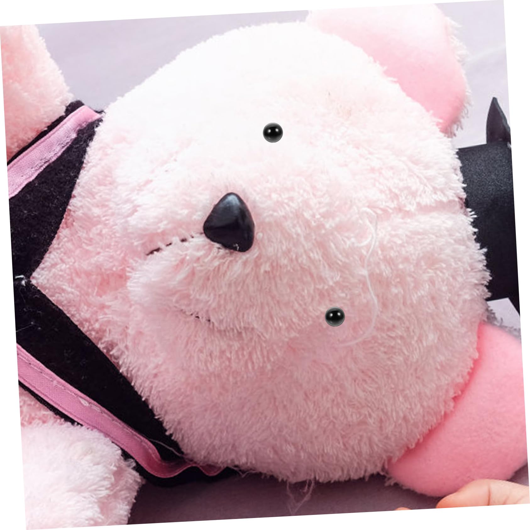 TEHAUX 4 Juegos Ojos de Seguridad para Muñecas y Peluches Plástico Duradero con Arandelas para Manualidades DIY y Amigurumi para Juguetes y Muñecos de Ganchillo