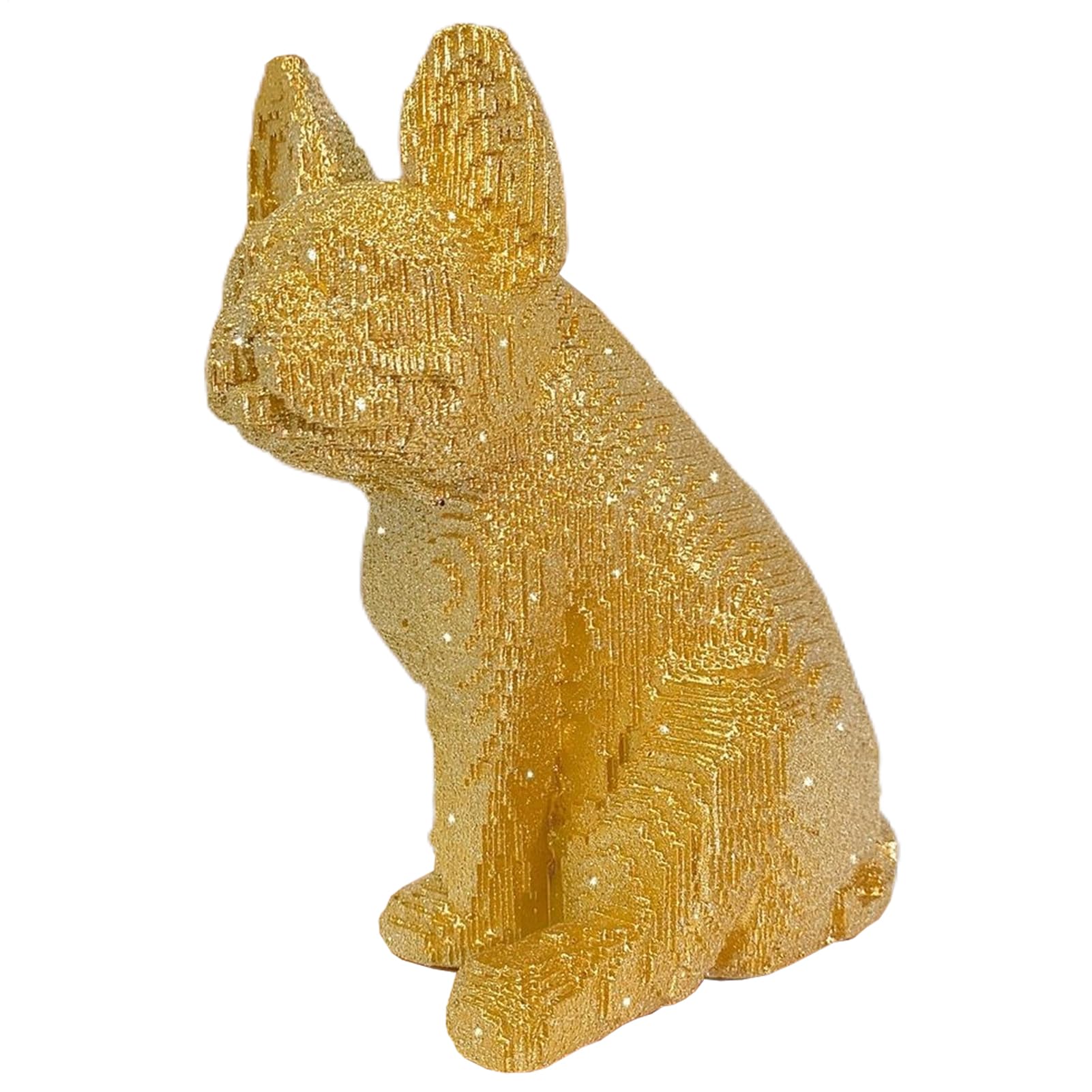 Statue de Bouledogue Français : sublimez enfin vos étagères vides et recoins de jardin