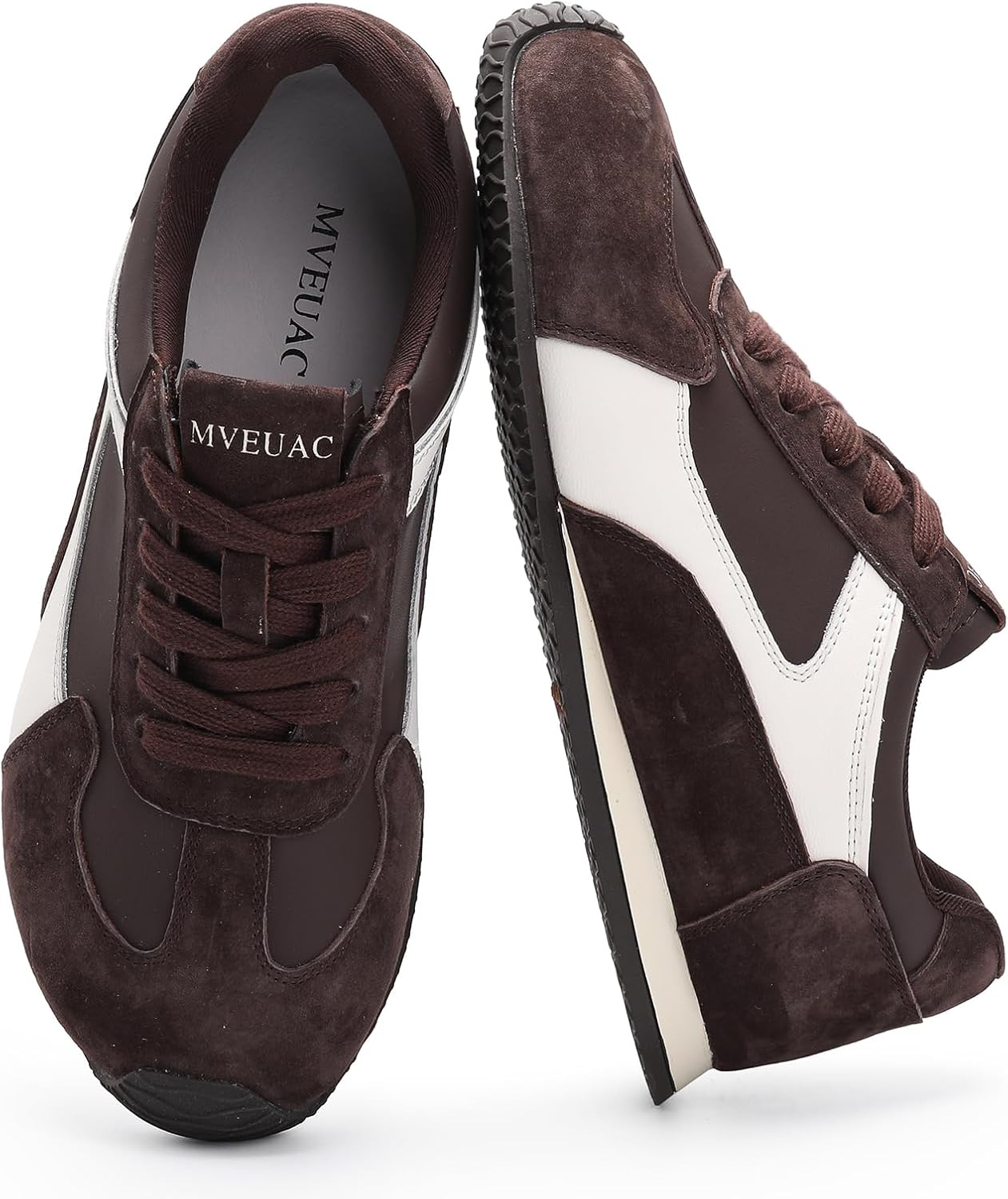 Women's Fashion Sneakers Genuine Leather Sneakers Casual Walking Shoes for Women. - Image 6