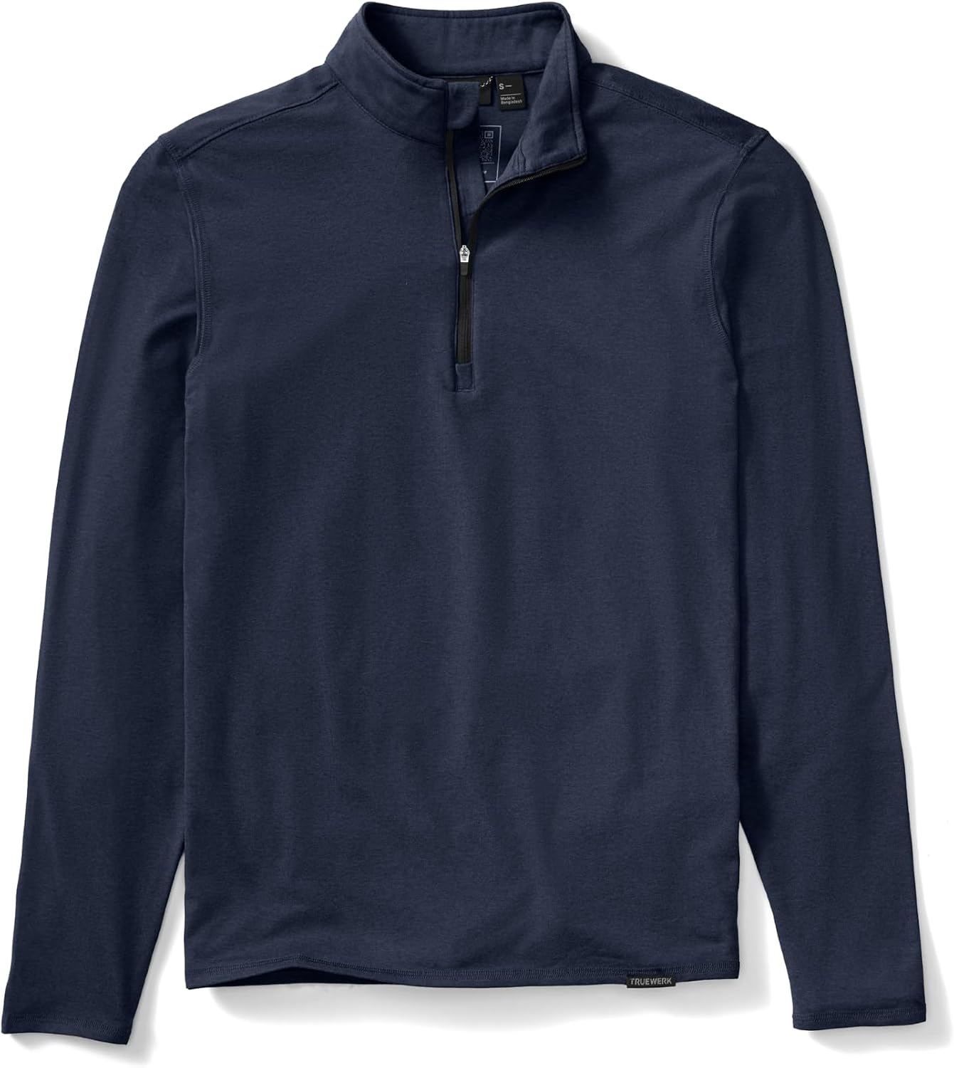 TRUEWERK Men's Sweatshirts - B2 Chill Crew, Quarter Zip, Moisture-Wicking, Layering Jacket 4-Way Stretch