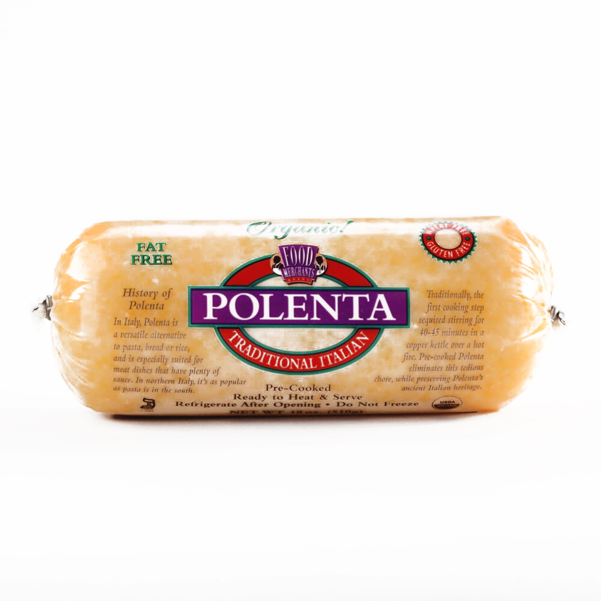 Amazon.com : Food Merchant Traditional Polenta Chub 18 oz each (1
