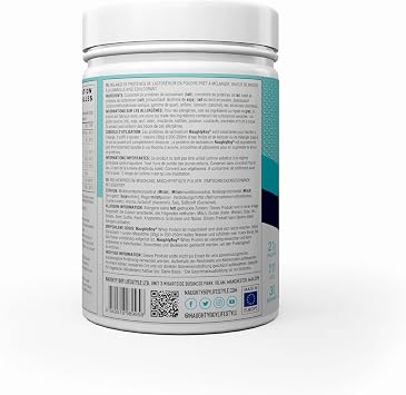 Naughty Boy Advanced Whey Protein Powder, 22g Protein, Low Sugar, Easy Mixing Recovery Shake, 900g, 30 Servings, Cinnamon Bun