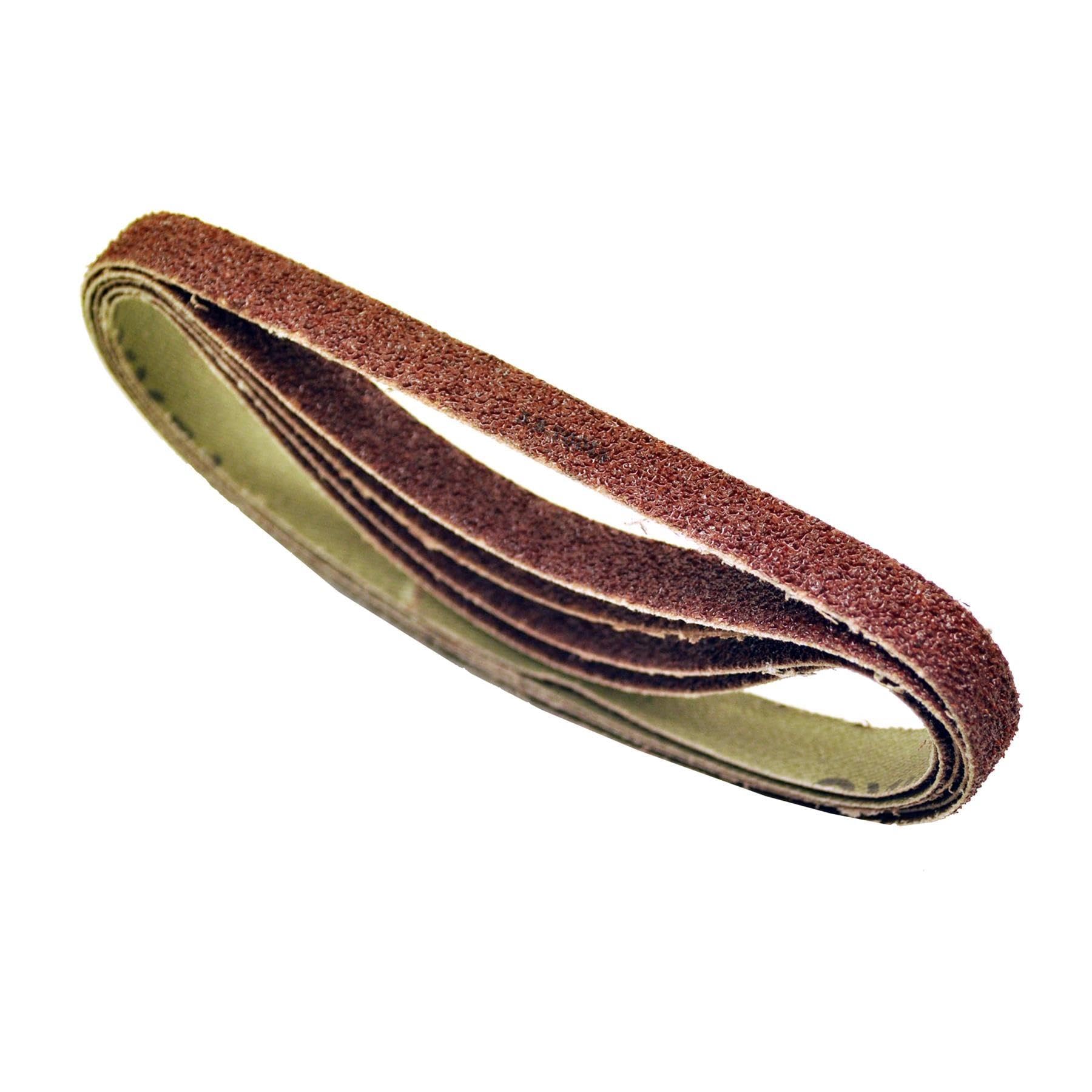 Dapetz ® Sanding Belt 330mm x 10mm to Fit Milwaukee Belt Sander, Aluminuim Oxide 40 Grit Sander Belts for Grinding, Polishing, Sharpening and Derusting (5 Pieces)