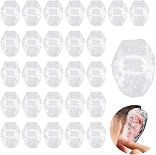 100 Pieces Disposable Ear Protectors for Shower, Waterproof, Transparent, Ear Muffs for Shower, Bath, Spa, Home, Hotel, Hair Salon