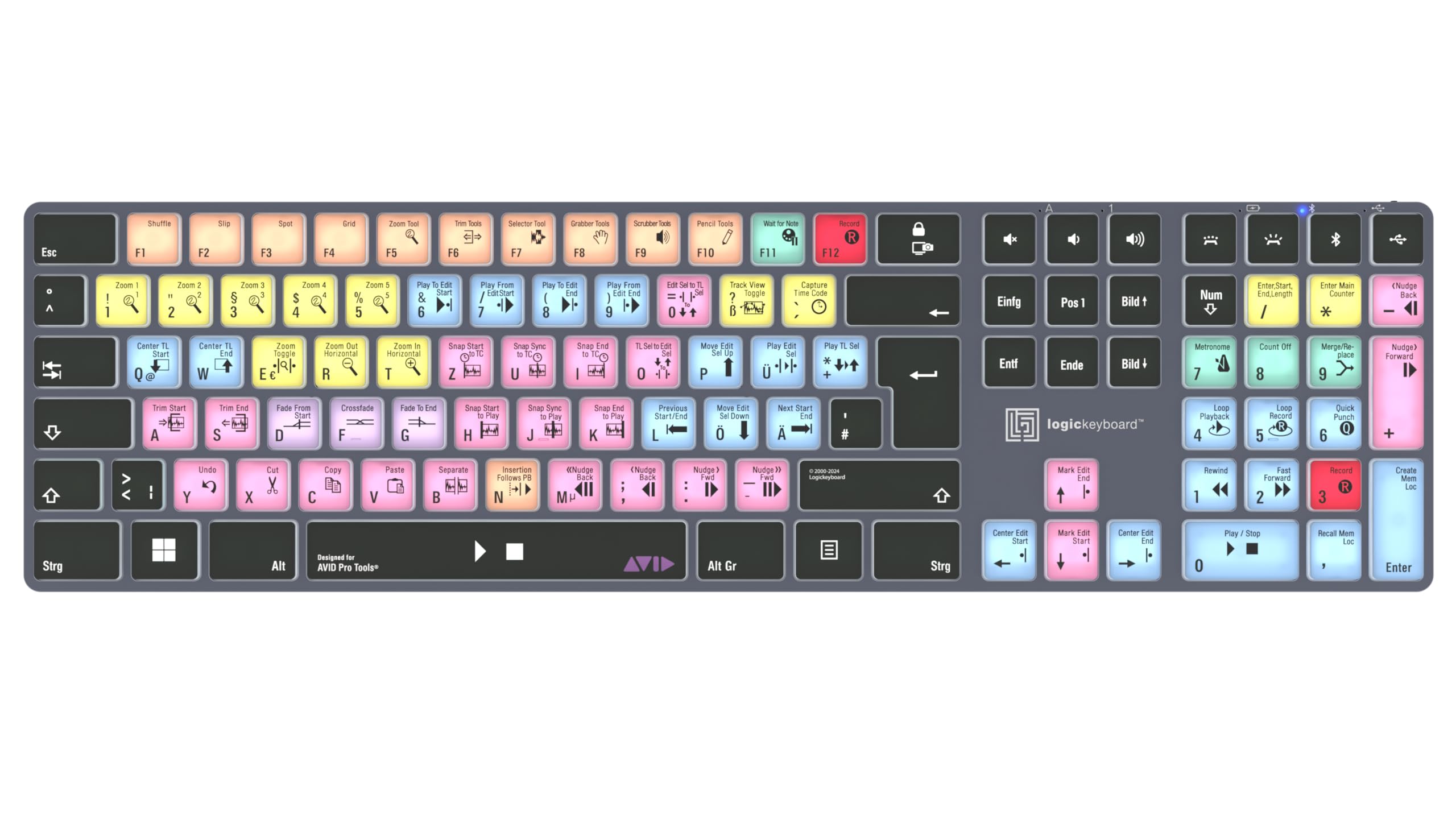 Logickeyboard Avid Pro Tools Titan DE PC