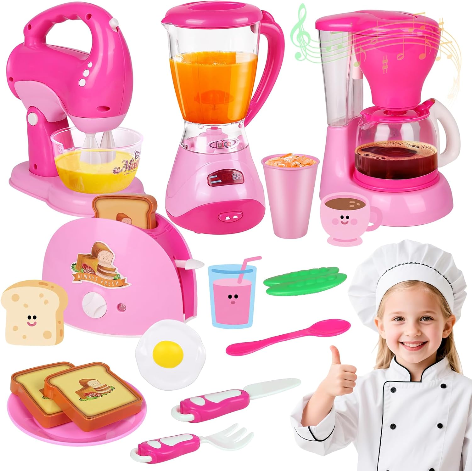 Coherny Kids Kitchen Playset: Realistic Fun for Ages 4-8 Coherny Kids Kitchen Playset: Realistic Fun for Ages 4-8