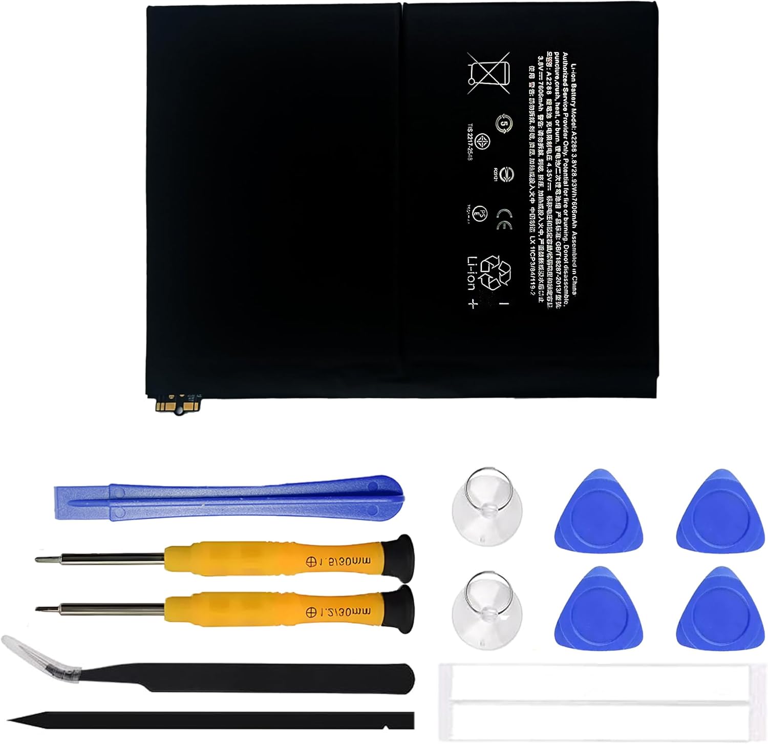 A2288 Rechargeable Battery Compatible with iPad Air 10.9" 2020 4th Generation Gen 4 A2324 A2325 A2072 / i-Pad 13.1 i-Pad 13.2 MYFN2LL/A MYFM2LL/A MYGX2ZP/A EMC 3570 3571 with Tools