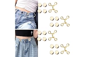 20 Pieces Adjustable Waist Buckle Extenders: Solution for Perfect Fit