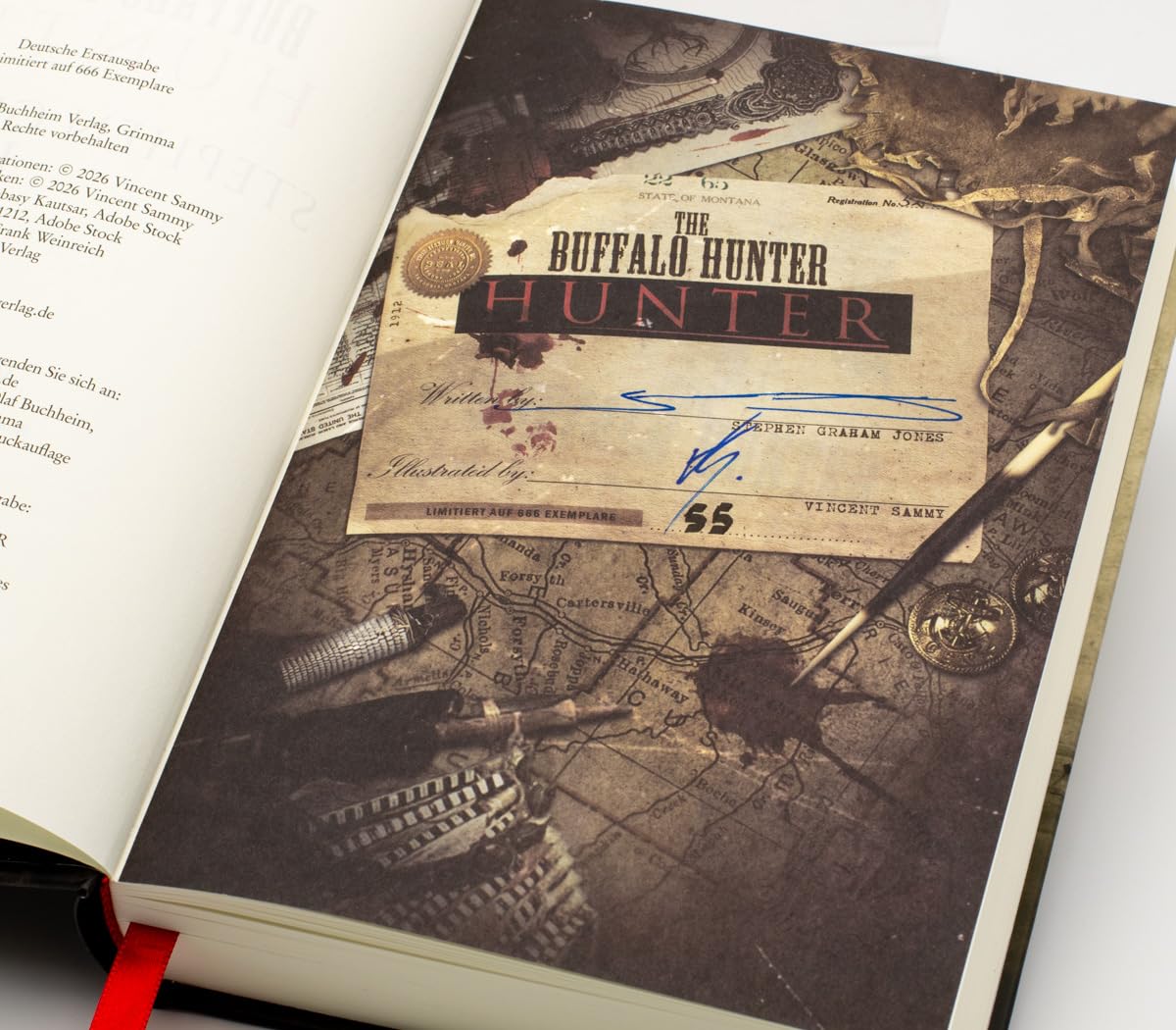 THE BUFFALO HUNTER HUNTER von Stephen Graham Jones - limitierte signierte Vorzugsausgabe