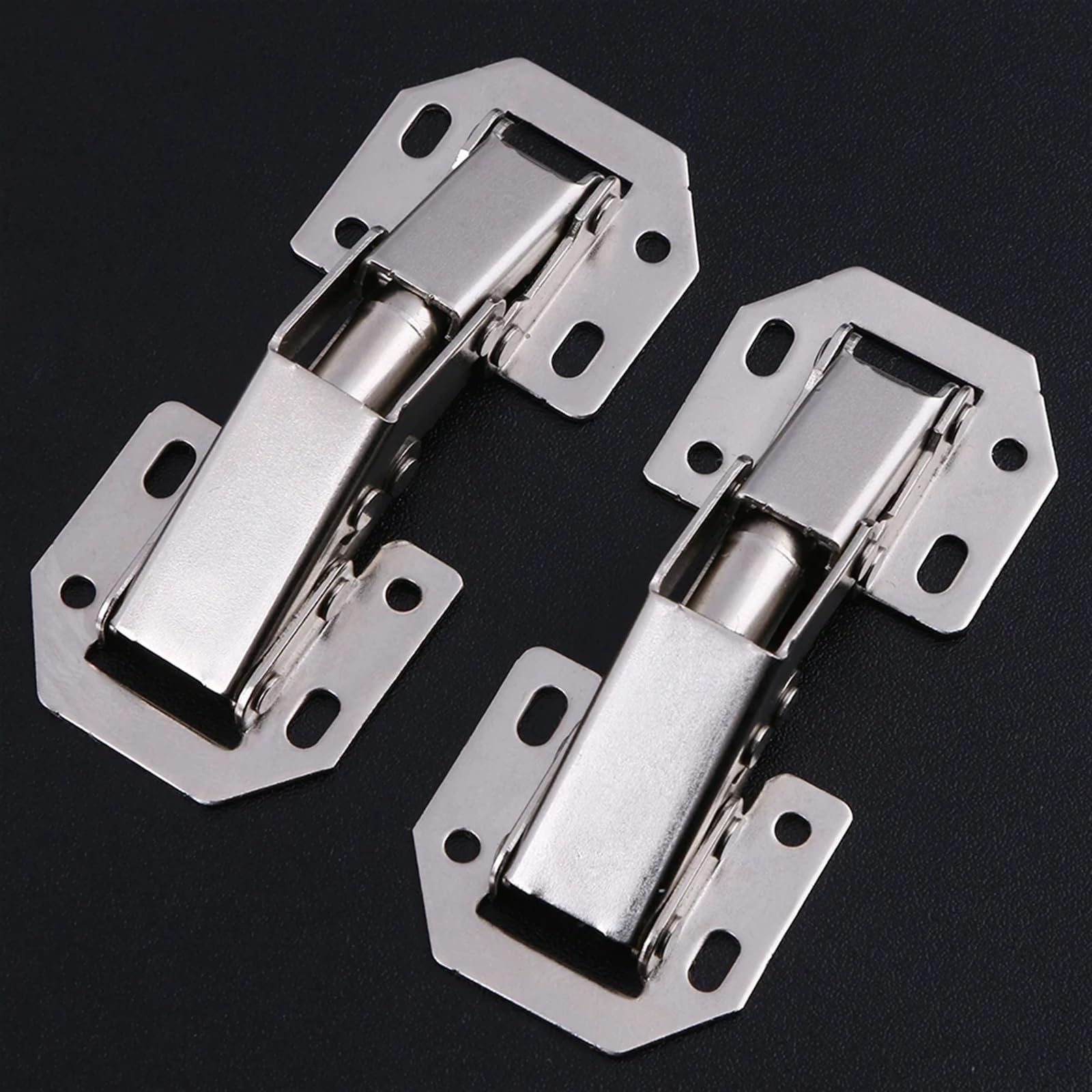 10 stücke Schrank Scharnier 90 Grad 3/4in Keine-Bohrung Loch Tür Hydraulische Scharniere Soft Close Mit Schrauben Möbel hardware Für Schrank Möbel Schranktür
