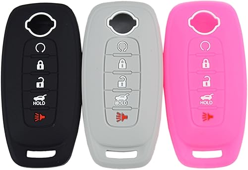 Funda protectora para llavero inteligente de goma de silicona para Nissan Rogue Pathfinder X-trail 2023 2024 285E3-7LA6A