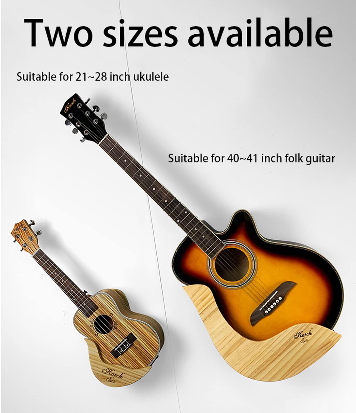 Amazon.co.jp: 木製ギターウォールラック 横取り付けハンガー