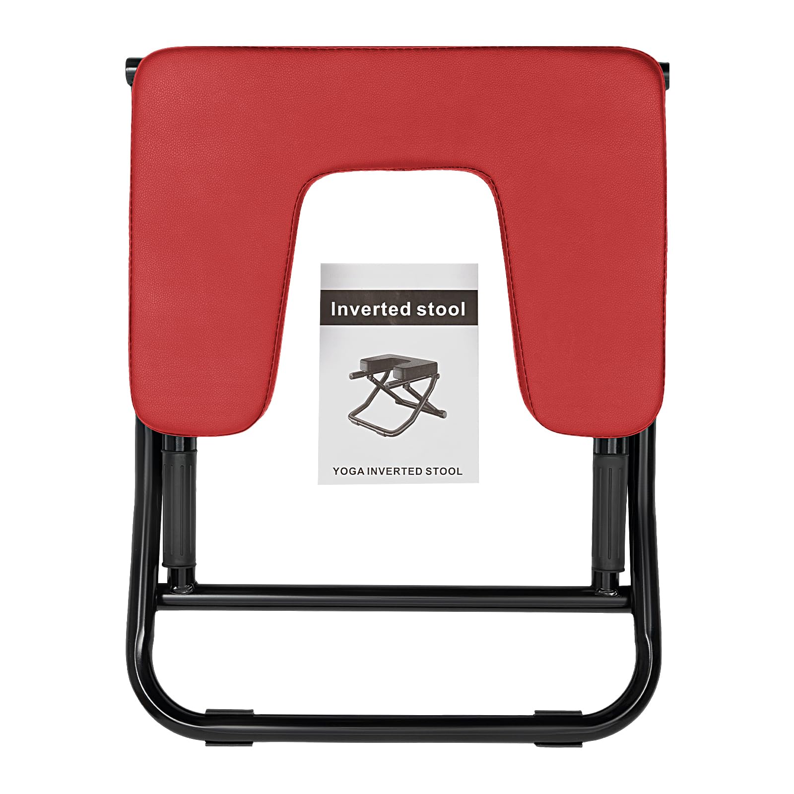 RIAHNEAH Yoga Headstand Bench,Foldable Yoga Inversion Chair with Comfortable Panel Pull Pin&Anti-Slip Pads,Strength Training Inversion Equipment for Offices,Homes,Dormitories,Balconies & Gyms