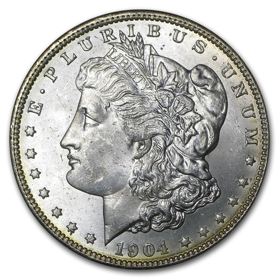 1904 O Morgan Silver Dollar $1 Brilliant Uncirculated
