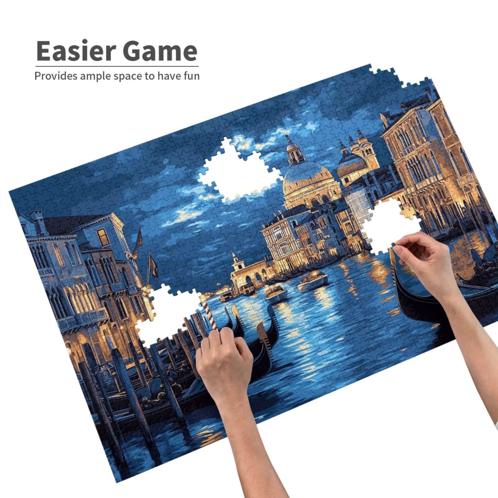 Puzzle Włochy, 3000 elementów, krajobraz, puzzle dla dorosłych, z pudełkiem na prezent, "zrób to sam", duże drewniane puzzle dla dorosłych, gra zręcznościowa dla całej rodziny, prezenty dla kobiet, 81