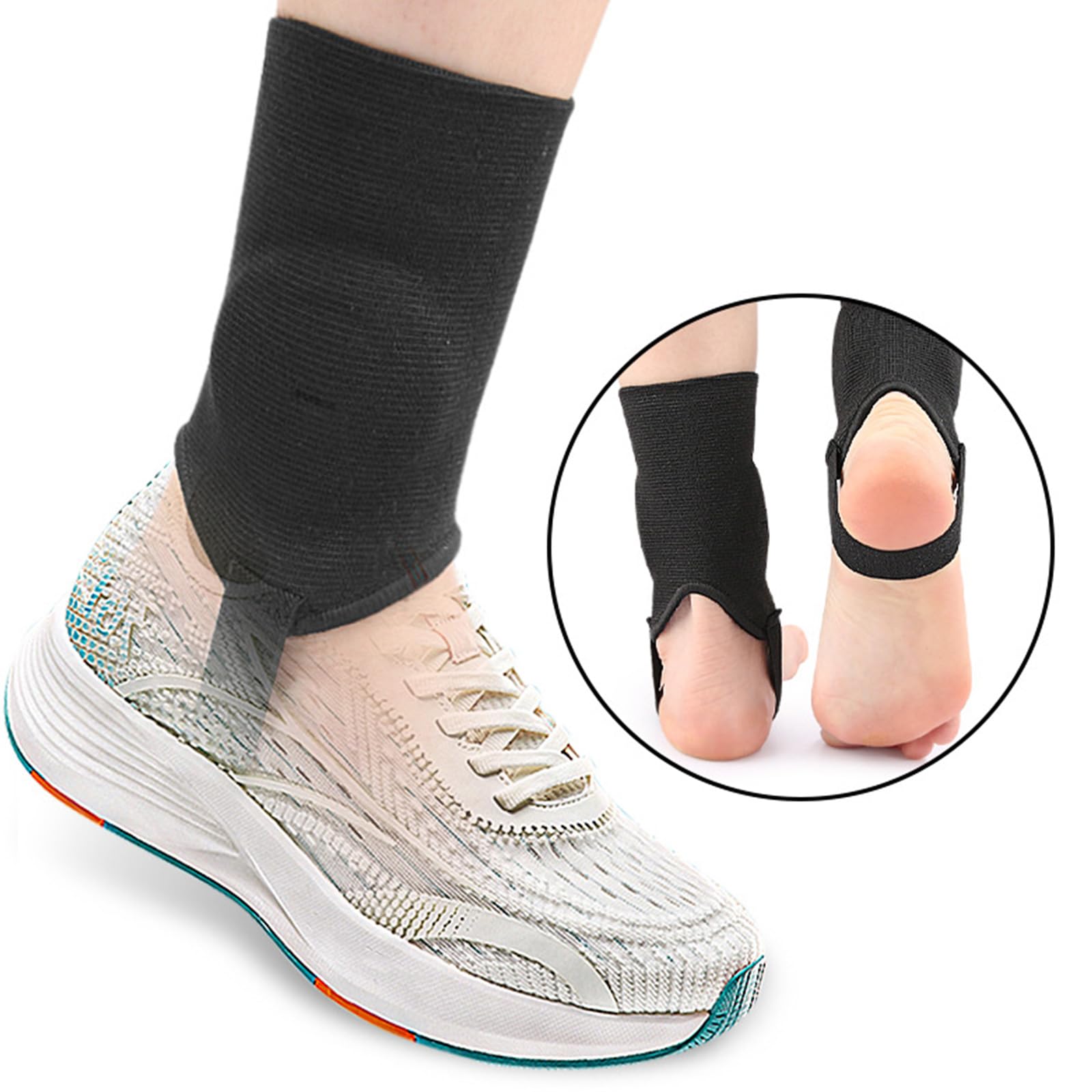 Manchon de compression respirant pour cheville pour baseball, basket-ball, football, course à pied
