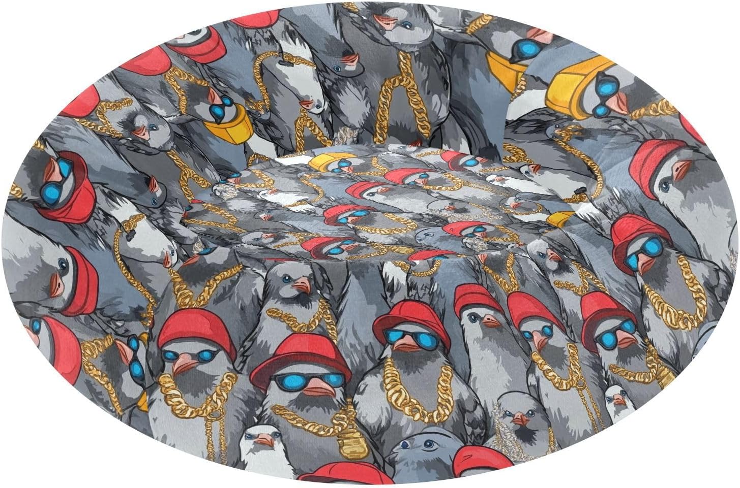 Pet Dog Beds Calming Anti Anxiety Fluffy Dog Pillow Bed for Medium Size Pets Supplies M Cool Pigeon Gangster