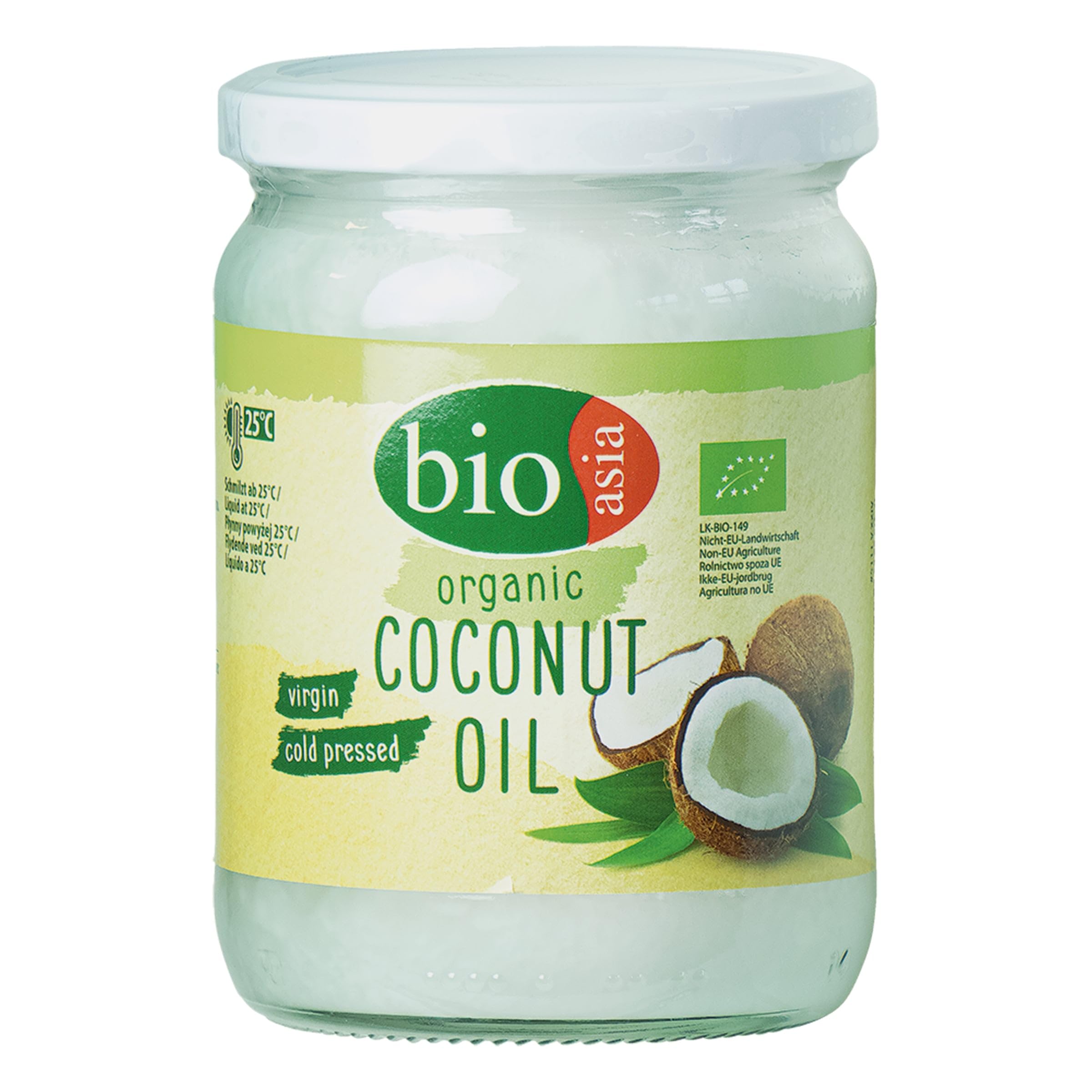 Bioasia - Aceite de coco ecológico, virgen 500 ml