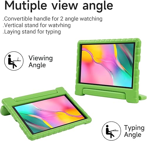 Miniatura 6 de Funda para niños para Samsung Galaxy Tab A 10.1 (2019) Modelo SM-T510T515, ligera, a prueba de golpes, funda protectora de EVA con mango de soporte