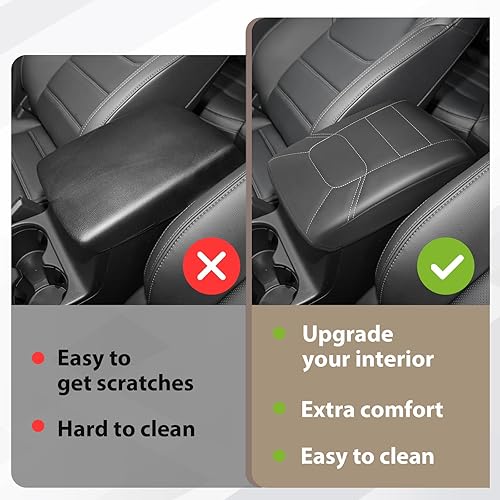 Miniatura 206 de Muslogy Funda de consola central compatible con Honda Pilot 2023 2024 2025, 2024 2025 2026 Ridgeline/Passport Accesorios para apoyabrazos, tapa