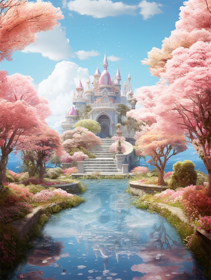 FanZheZhe Kit Punto Croce Prestampato – Paesaggio Nella Foresta, 40x50 Cm, 11CT, Perfetto Per Principianti