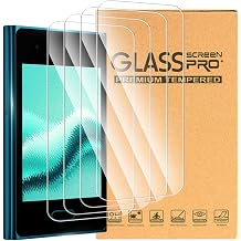 4-Pack Screen Protector for HMD Touch 4G | 3.2 inch 9H Hardness Anti-Scratch HD Clear Film with Bubble-Free Installation
